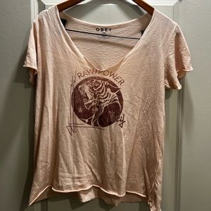 Blush pink Obey Shirt!